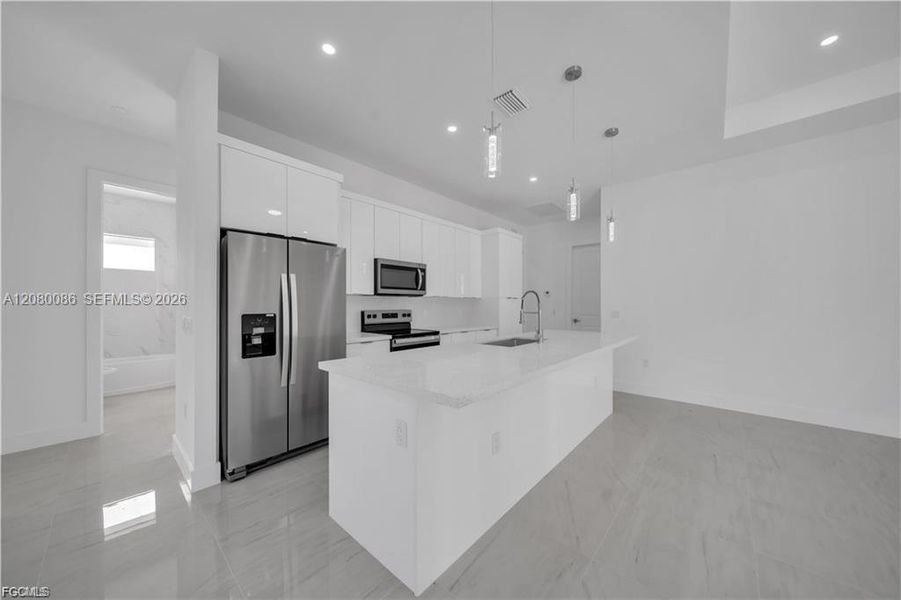 Furnished interior view inside a new home in , Lehigh Acres (Image 6).