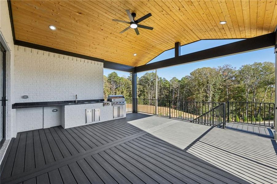 Exterior details and patio area of a home in , Buford (Image 29).