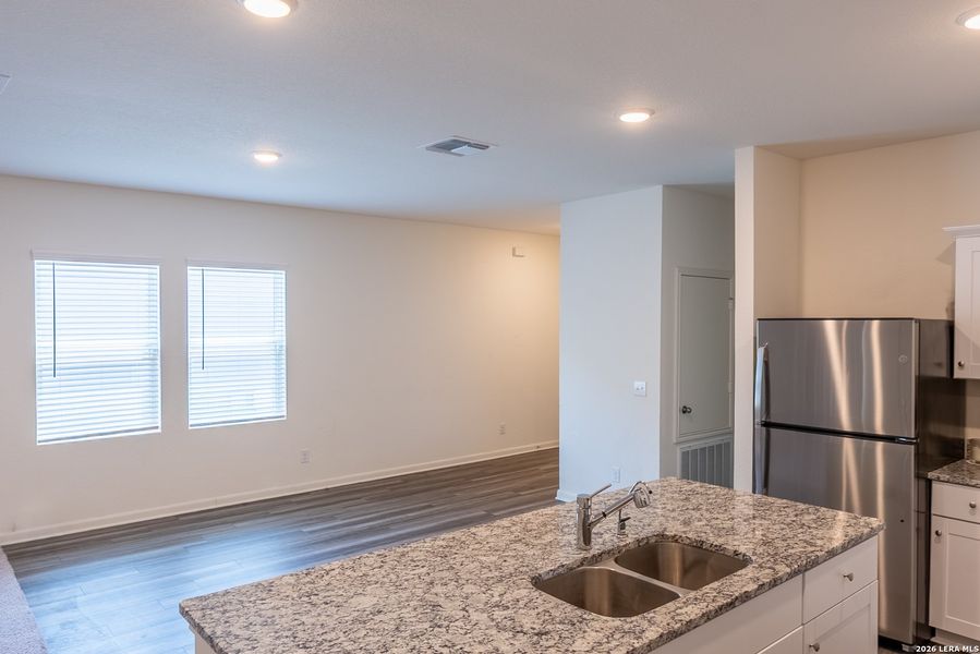 Furnished interior view inside a new home in Trails at Culebra, San Antonio (Image 6).