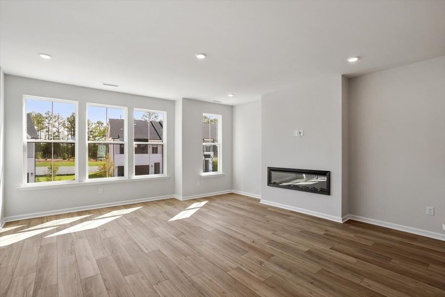 Spacious, unfurnished interior of a new home in Sweetbrier, Durham (Image 17).