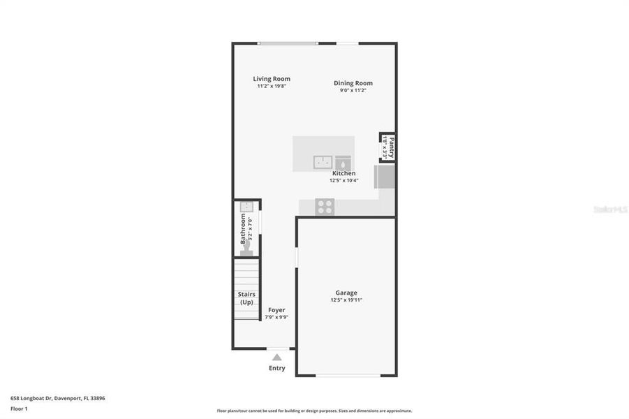 2D floor plan layout of this home in , Davenport, FL (Image 5). 2D floor plan layout of this home in , Davenport, FL (Image 5).