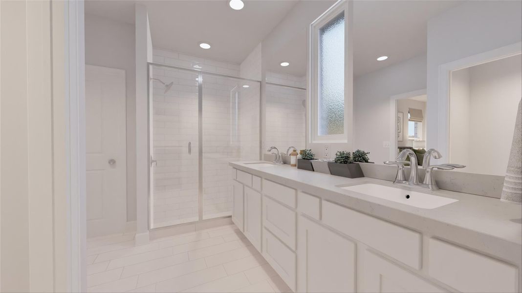 Furnished interior view inside a new home in Oakberry Trails, Waller (Image 8).