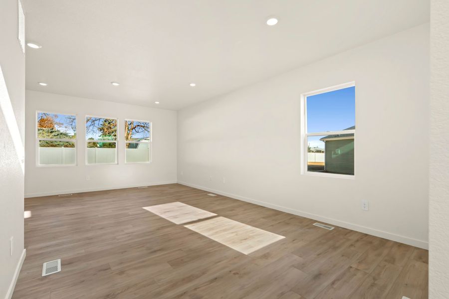 Representative unfurnished interior of a home built from the Welby by Baessler Homes in Hudson Hills, Hudson (Image 21). Representative unfurnished interior of a home built from the Welby by Baessler Homes in Hudson Hills, Hudson (Image 21).