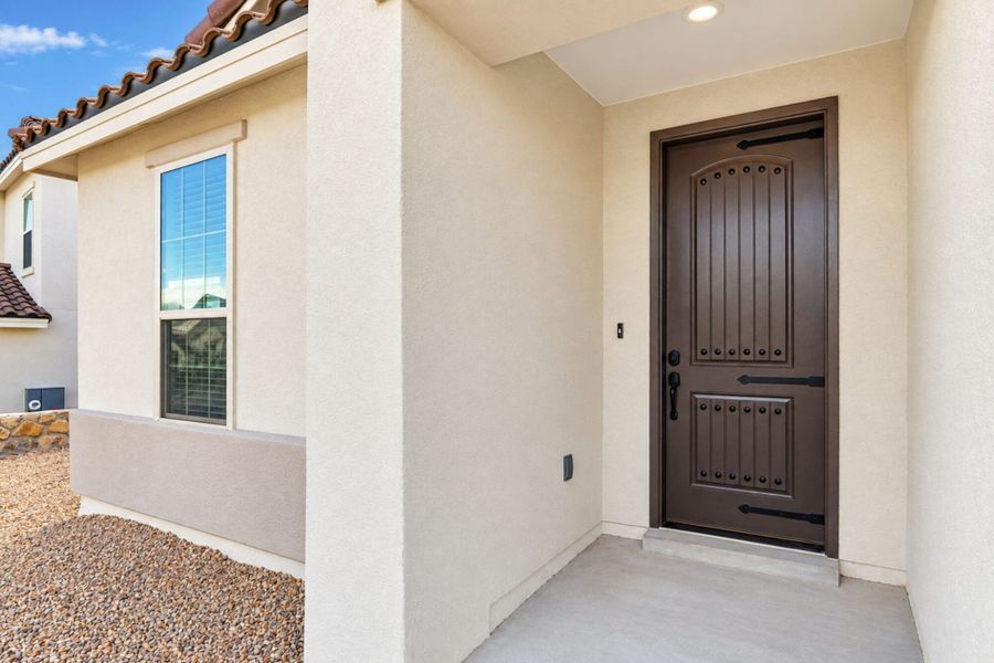 Exterior details and patio area of a home in Emerald Estates, Horizon City (Image 4). Exterior details and patio area of a home in Emerald Estates, Horizon City (Image 4).