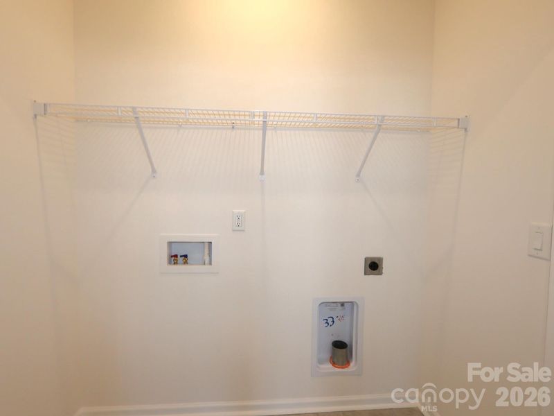 Second floor laundry Second floor laundry