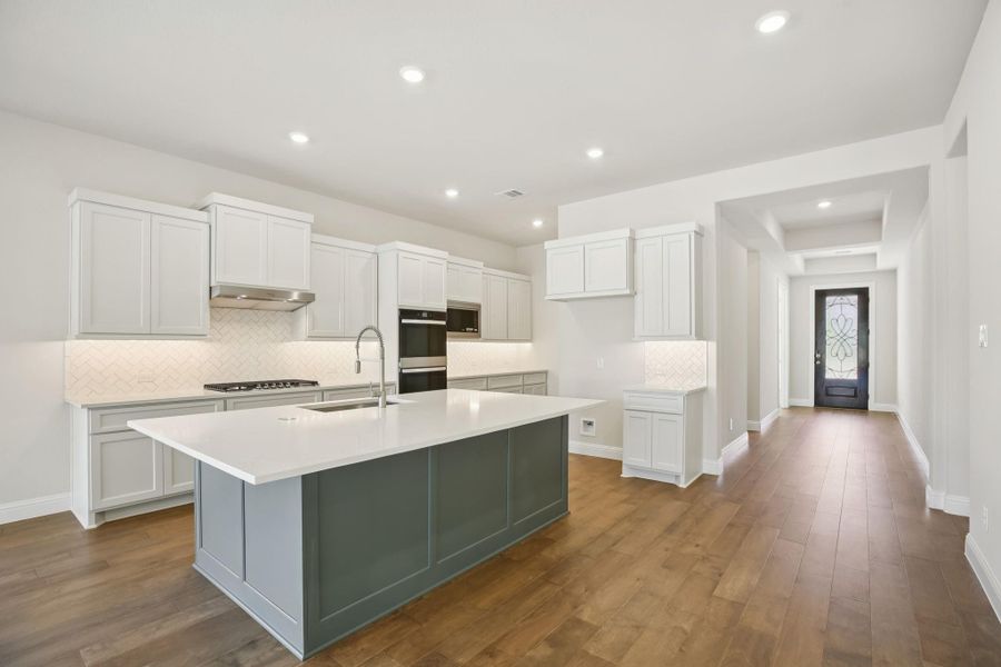 Furnished interior view inside a new home in Woodhavyn 50', Magnolia (Image 12).