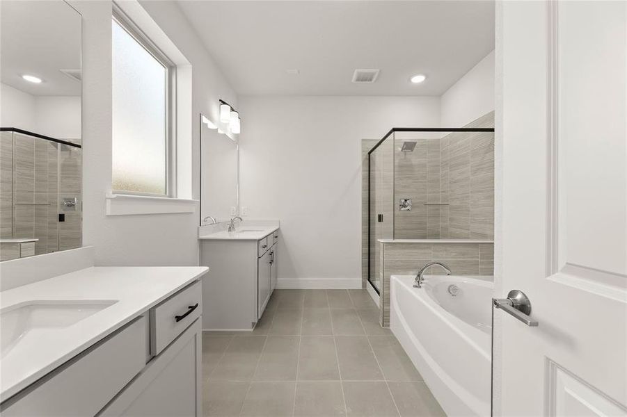 Furnished interior view inside a new home in Treeline, Justin (Image 11).