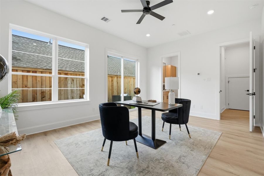 Furnished interior view inside a new home in , Houston (Image 6).