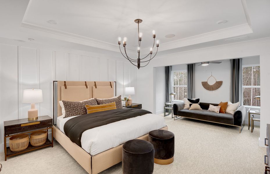 Furnished interior view inside a new home in Berkeley Mill, Cumming (Image 6).