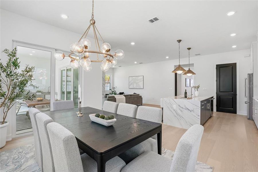 Furnished interior view inside a new home in , Tampa (Image 37).
