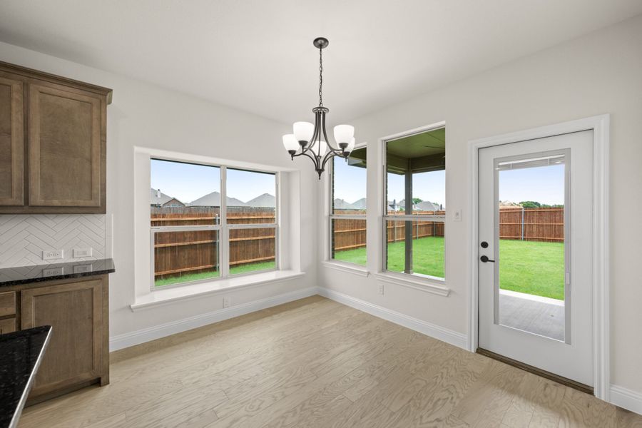 Furnished interior view inside a new home in Mockingbird Hills, Joshua (Image 13).