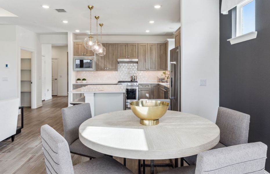 Representative furnished interior of a home built from the Prosperity by Del Webb in Del Webb Austin at Lost Pines, Bastrop (Image 10). Representative furnished interior of a home built from the Prosperity by Del Webb in Del Webb Austin at Lost Pines, Bastrop (Image 10).