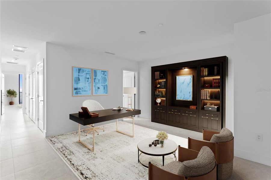 Furnished interior view inside a new home in , Tampa (Image 20).