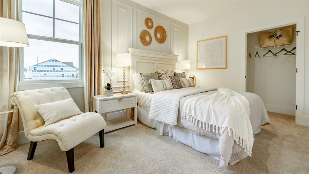 Furnished interior view inside a new home in The Village at Sandy Plains, Marietta (Image 19). Furnished interior view inside a new home in The Village at Sandy Plains, Marietta (Image 19).