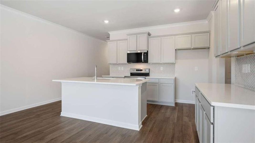 Furnished interior view inside a new home in Independence Villas and Townhomes, Loganville (Image 8).