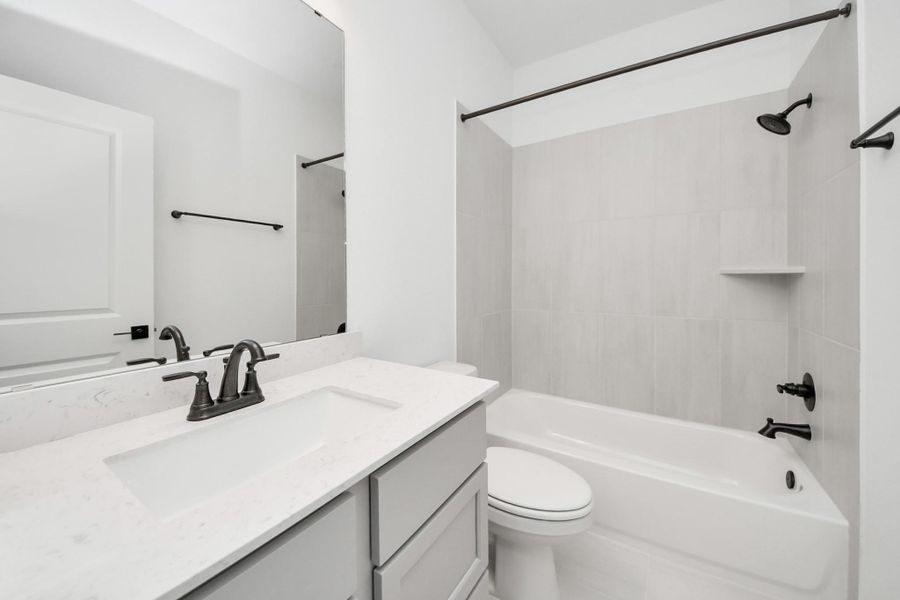 Furnished interior view inside a new home in Austin Point, Richmond (Image 13). Furnished interior view inside a new home in Austin Point, Richmond (Image 13).