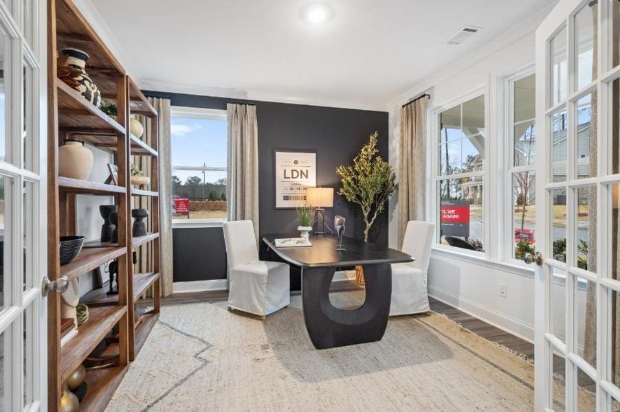 Furnished interior view inside a new home in Bailey Fence, Dacula (Image 19).