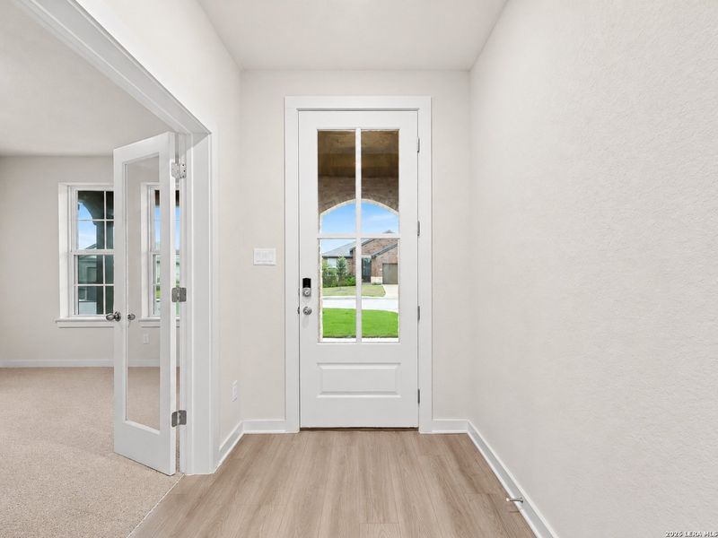 Spacious, unfurnished interior of a new home in Morgan Meadows, San Antonio (Image 13). Spacious, unfurnished interior of a new home in Morgan Meadows, San Antonio (Image 13).