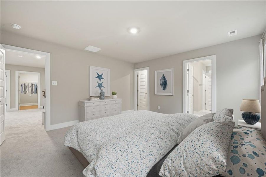 Furnished interior view inside a new home in Rhodes Glen, Lawrenceville (Image 6).