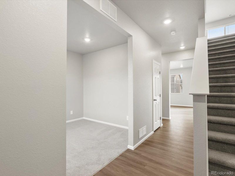 Spacious, unfurnished interior of a new home in Revere at Johnstown, Johnstown (Image 13). Spacious, unfurnished interior of a new home in Revere at Johnstown, Johnstown (Image 13).