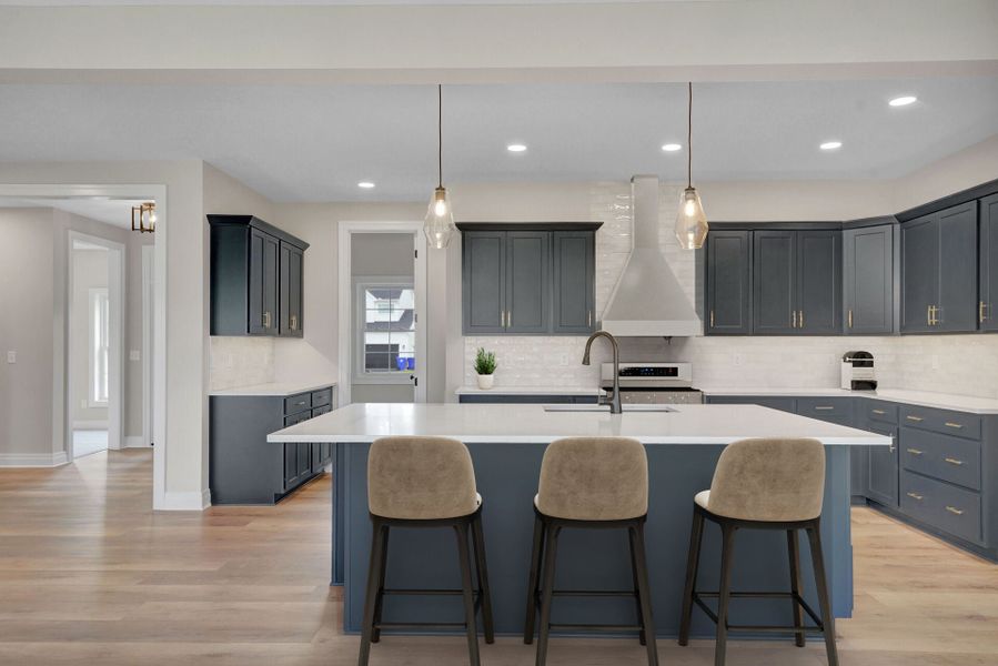 Representative furnished interior of a home built from the The Ryley by Forbes Capretto Homes in Wheatfield Crossing, North Tonawanda (Image 8).