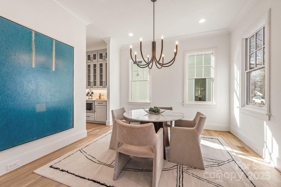 Furnished interior view inside a new home in , Charlotte (Image 14).