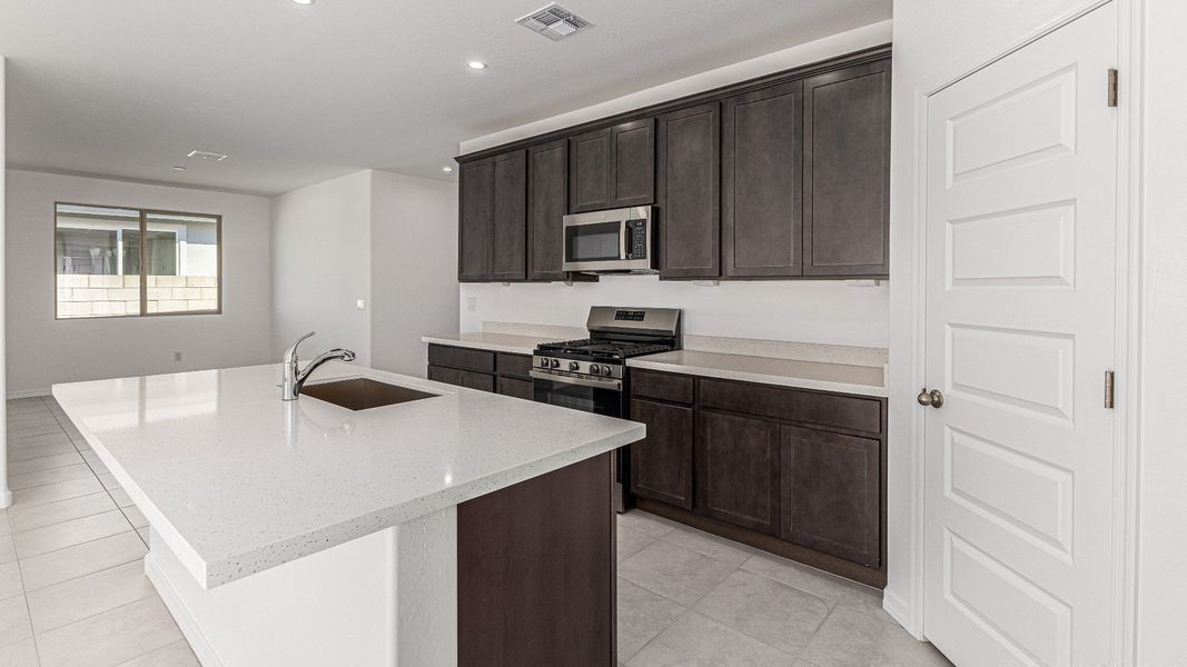 Furnished interior view inside a new home in Teravalis, Buckeye (Image 7).