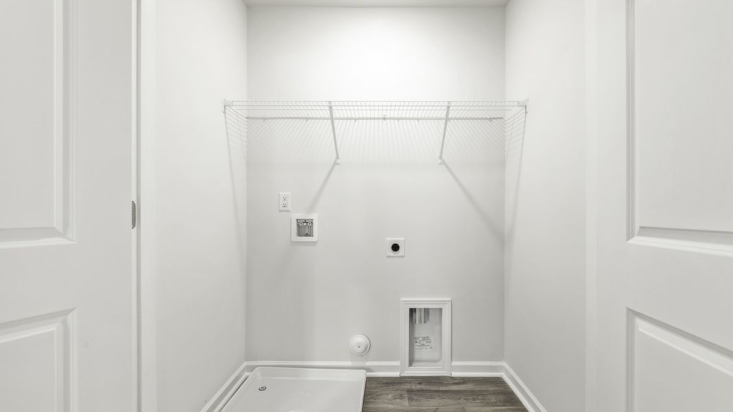 Spacious, unfurnished interior of a new home in North Village Townes, Greensboro (Image 12).