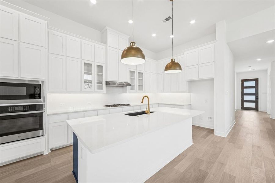 Furnished interior view inside a new home in Karis - Village Series, Crowley (Image 5). Furnished interior view inside a new home in Karis - Village Series, Crowley (Image 5).