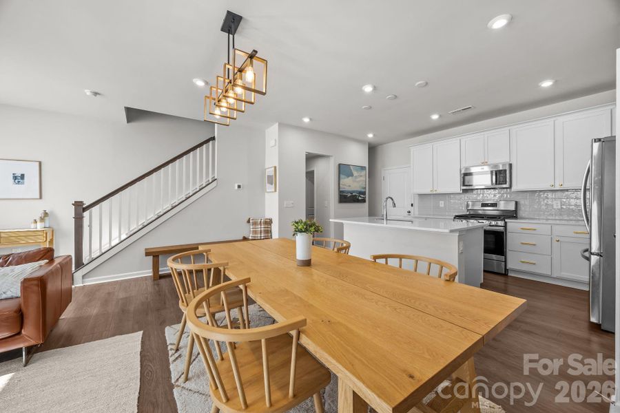 Furnished interior view inside a new home in , Charlotte (Image 10).