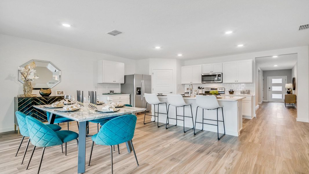 Furnished interior view inside a new home in Buena Lago Modern, St. Cloud (Image 16).