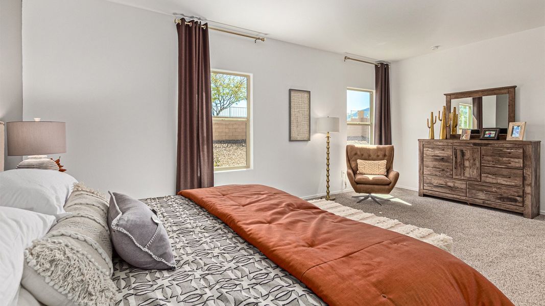 Furnished interior view inside a new home in Saguaro Bloom, Marana (Image 24). Furnished interior view inside a new home in Saguaro Bloom, Marana (Image 24).