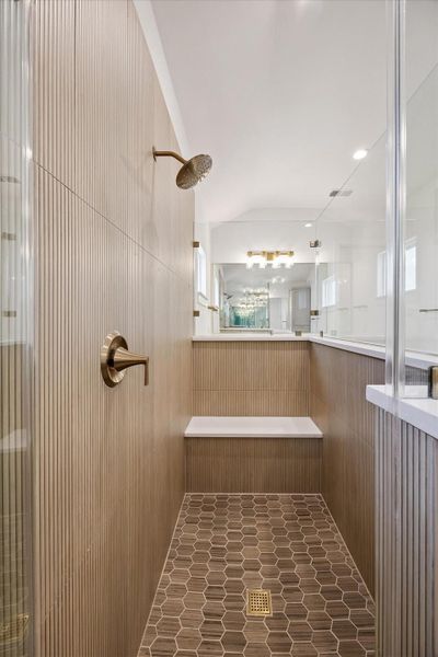 Shower in the Primary Bath.