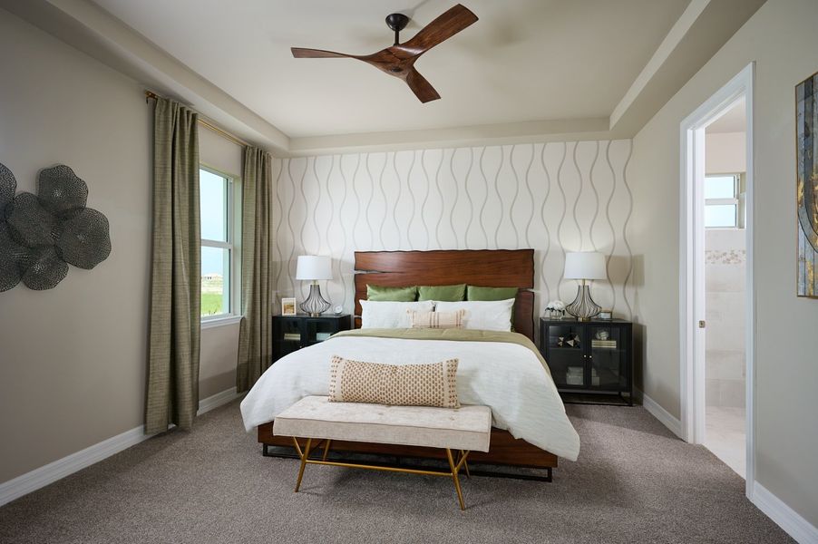 Furnished interior view inside a new home in Crescent Lakes - Signature Series, Punta Gorda (Image 8).