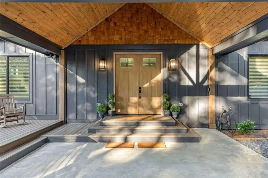 Exterior details and patio area of a home in , Ellijay (Image 25). Exterior details and patio area of a home in , Ellijay (Image 25).