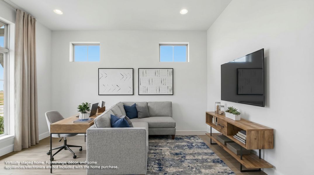 Furnished interior view inside a new home in Meraki, Forney (Image 10).
