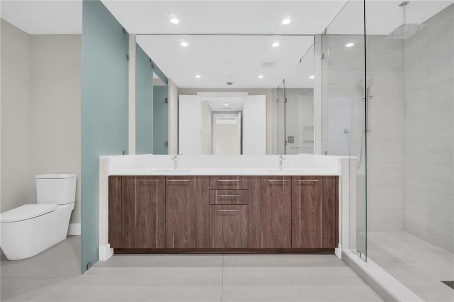 Furnished interior view inside a new home in , St. Petersburg (Image 12).