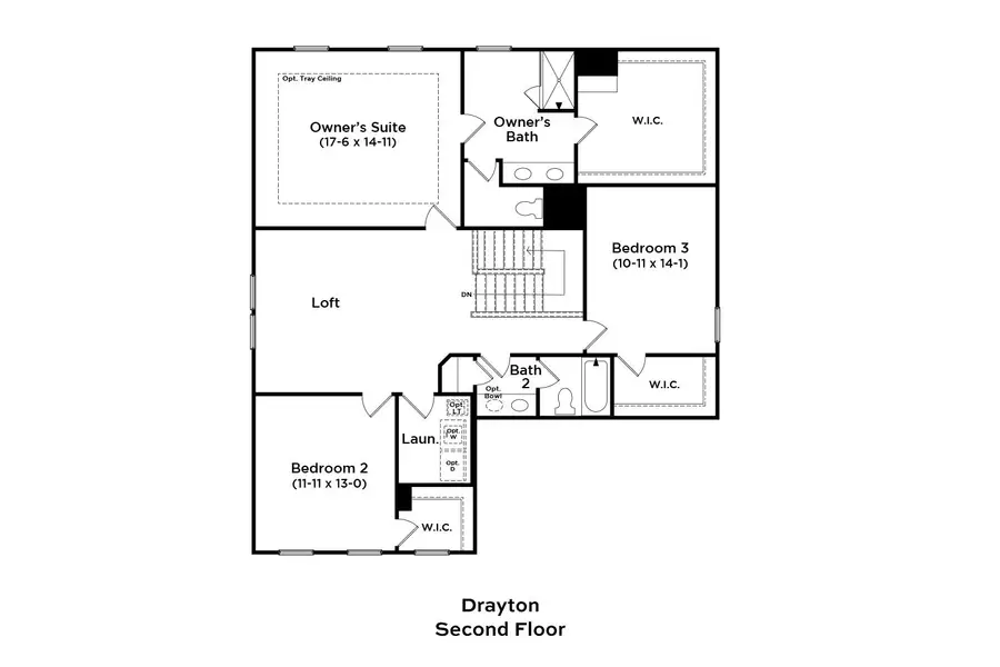 2D floor plan layout of this home in Whispering Pines, Franklinton, NC (Image 3).