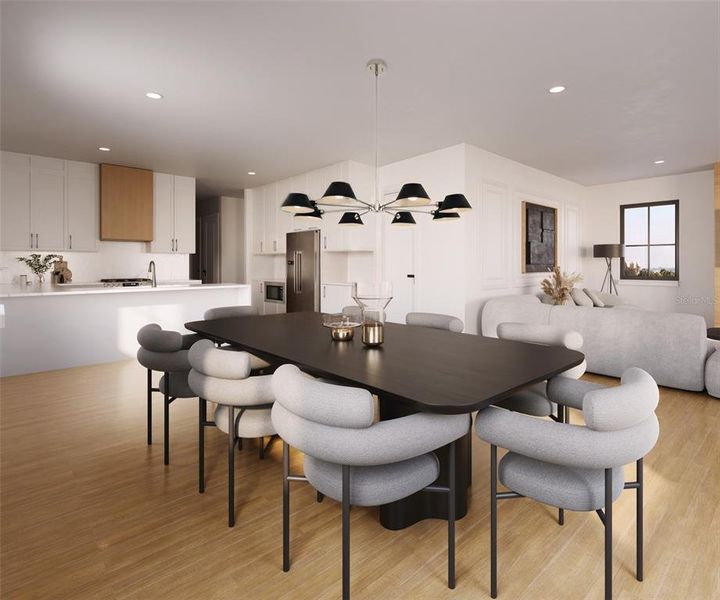 Furnished interior view inside a new home in Lakeview Village Estates, Winter Garden (Image 3). Furnished interior view inside a new home in Lakeview Village Estates, Winter Garden (Image 3).
