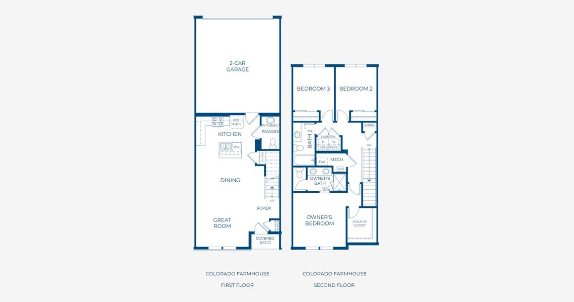 2D floor plan layout for the 2002 by Risewell Homes in Harvest Crossing, Aurora, CO (Image 3).