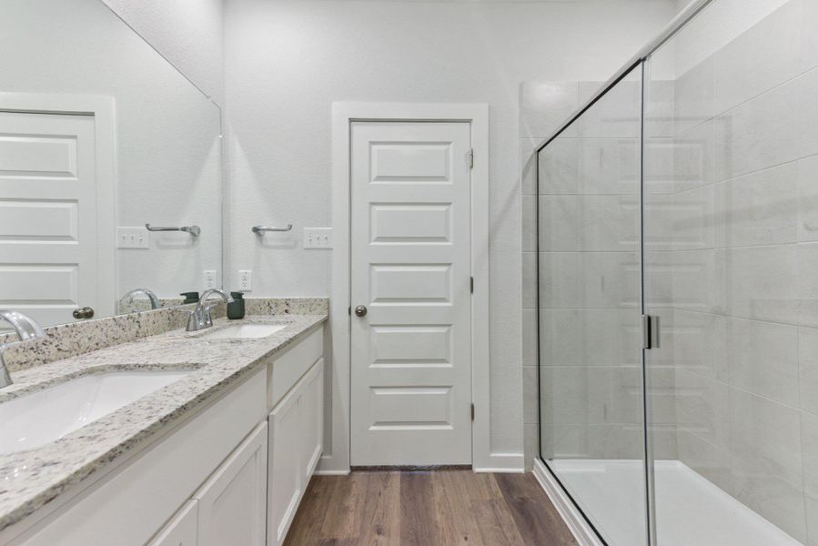 Furnished interior view inside a new home in The Ridge at Trinity Ranch, Elgin (Image 16).