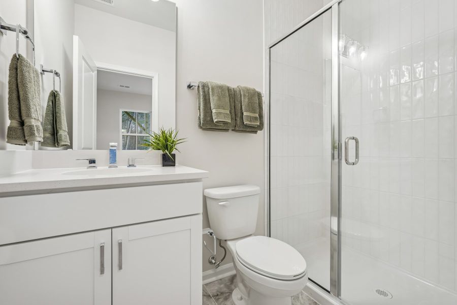 Representative furnished interior of a home built from the Huck by Tri Pointe Homes in Twinleaf Townes, Chapel Hill (Image 13). Representative furnished interior of a home built from the Huck by Tri Pointe Homes in Twinleaf Townes, Chapel Hill (Image 13).