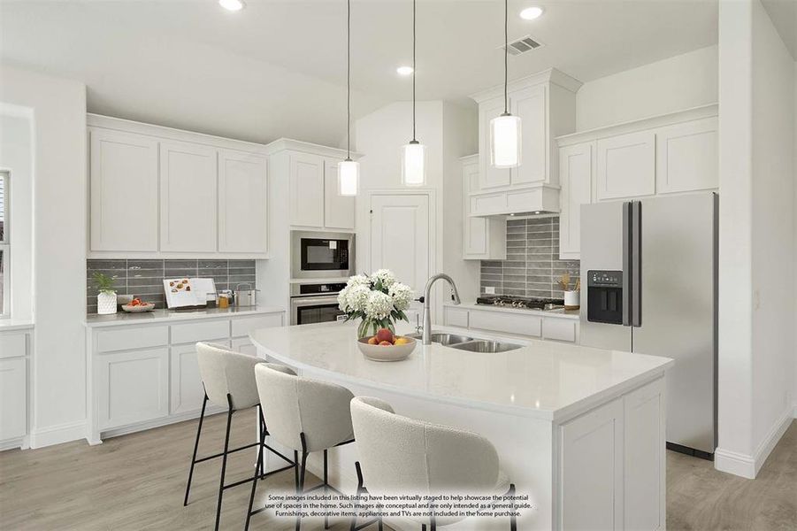 Furnished interior view inside a new home in Trees Farm, DeSoto (Image 5). Furnished interior view inside a new home in Trees Farm, DeSoto (Image 5).