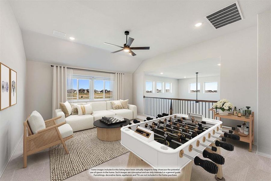 Furnished interior view inside a new home in Timberbrook 3B-4A, Justin (Image 10).