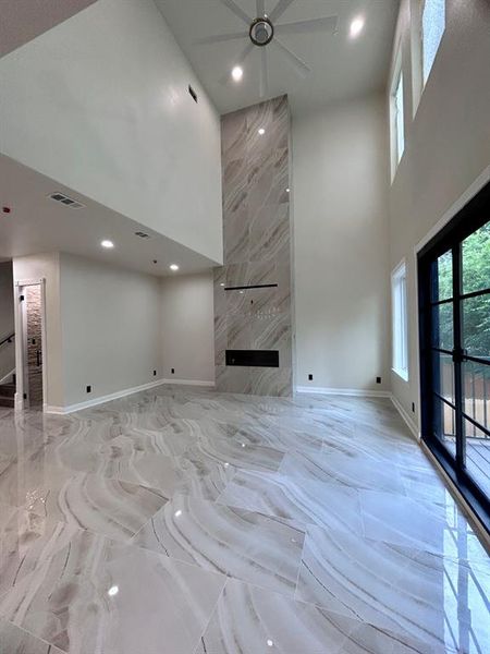 High Ceiling in Living Room