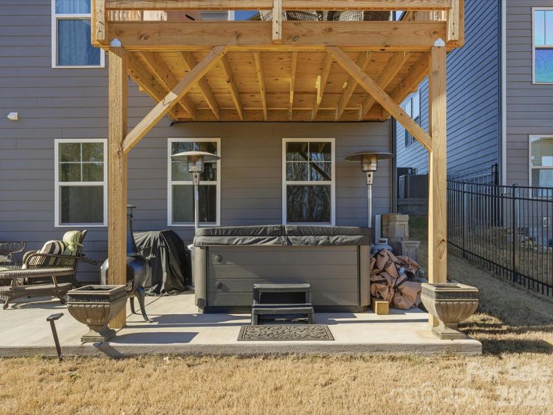 Exterior details and patio area of a home in , York (Image 24).