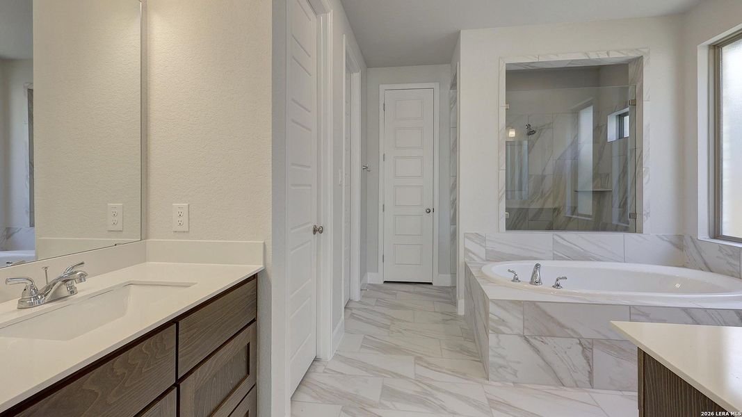 Furnished interior view inside a new home in Arcadia Ridge, San Antonio (Image 11).