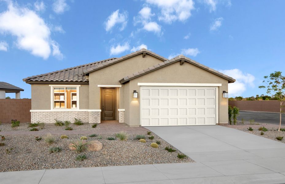 Representative exterior photo of a completed home built from the Barletta by Pulte Homes in Alamar, Tolleson, AZ (Image 19). Representative exterior photo of a completed home built from the Barletta by Pulte Homes in Alamar, Tolleson, AZ (Image 19).