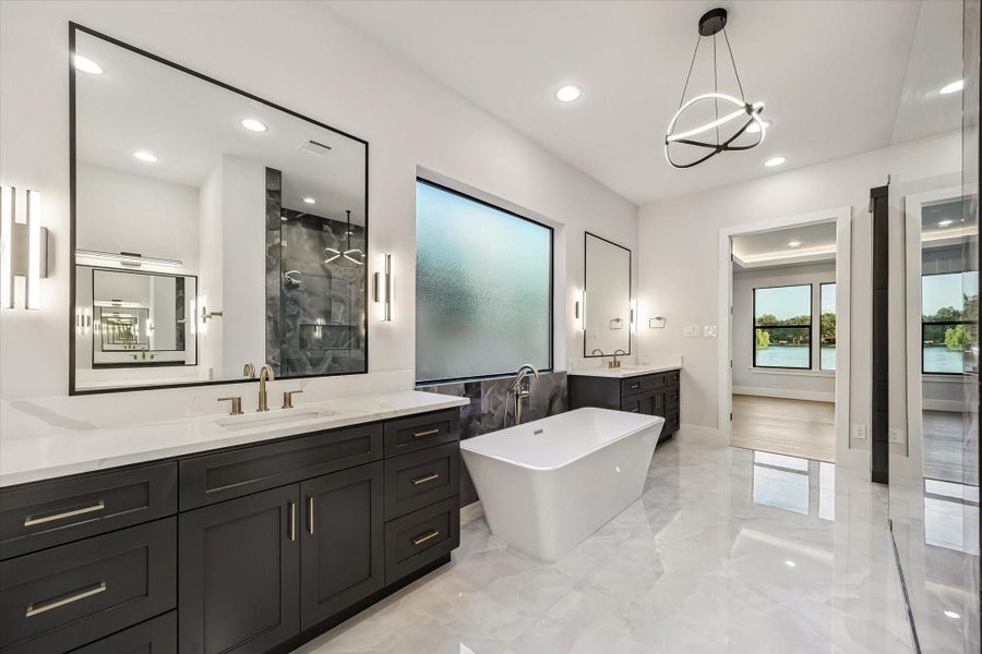 Furnished interior view inside a new home in , Sugar Land (Image 18).