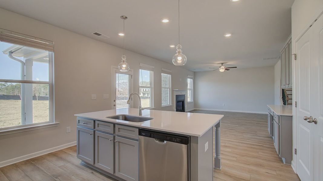 Furnished interior view inside a new home in McClure Farms, Columbia (Image 13).